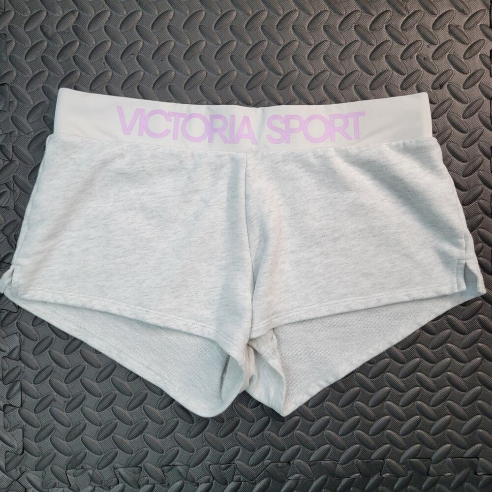Victoria's Secret Light Gray & Pale Pink Sport Shorts